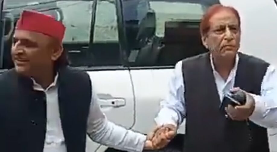 दो साल बाद सियासी जमावड़ा — अखिलेश पहुँचे रामपुर, आज़म से हुई लंबी बात… अंदर क्या चला?